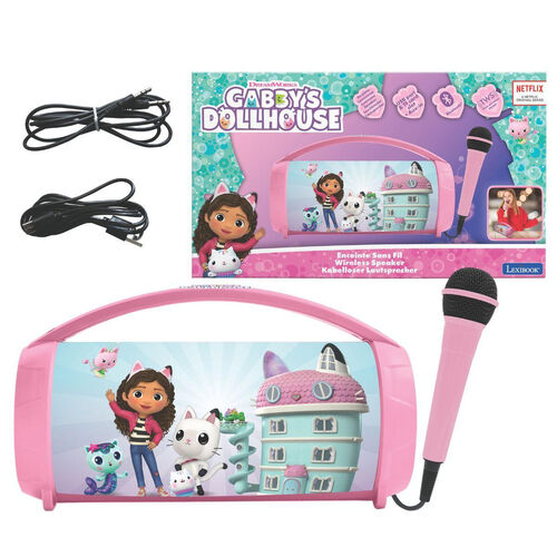 Gabbys Dollhouse Illuminated Bluetooth Speaker + Microphone