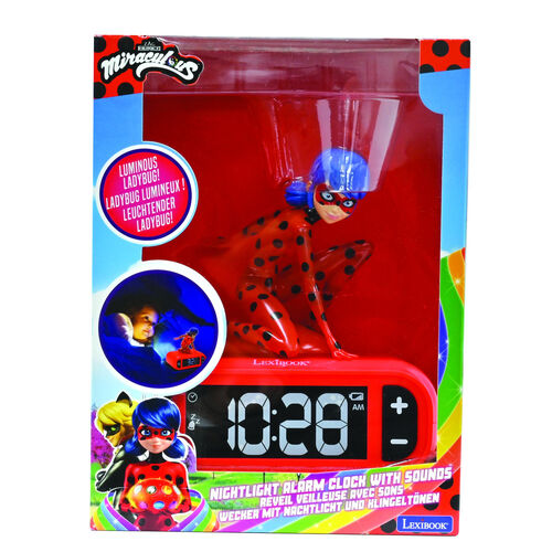 Miraculous Ladybug 3D Night Light Alarm Clock