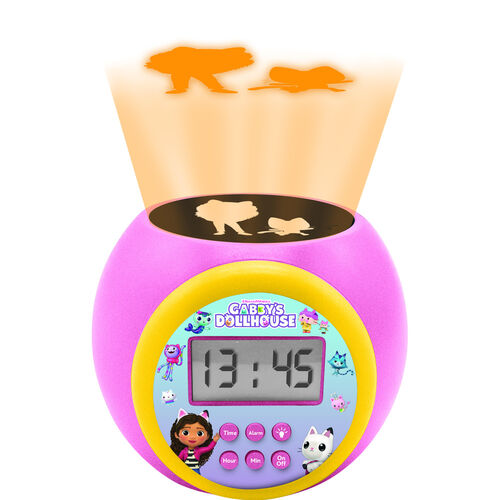 Gabbys Dollhouse Projector Alarm Clock