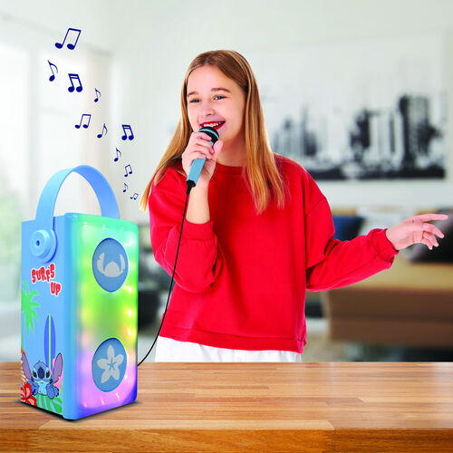 Disney Stitch Illuminated Bluetooth Speaker + Microphone