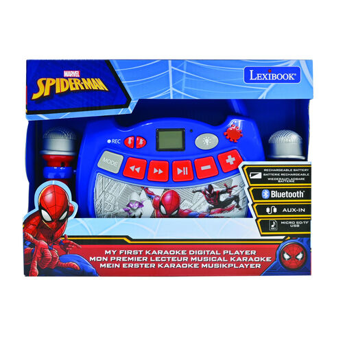 Marvel Spiderman Bluetooth Karaoke Speaker