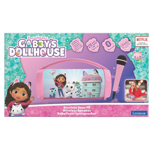 Gabbys Dollhouse Illuminated Bluetooth Speaker + Microphone