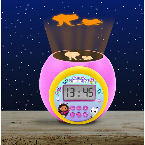 Gabbys Dollhouse Projector Alarm Clock