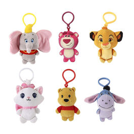 Disney assorted plush keychain