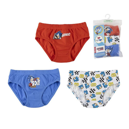 Sonic The Hedgehog pack 3 slips