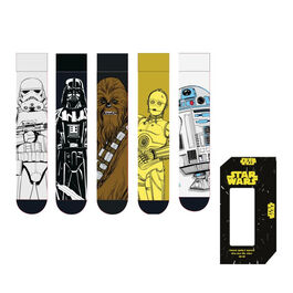 Set 5 pares calcetines Star Wars adulto