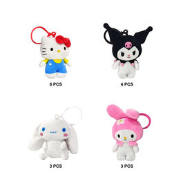 Hello Kitty and Friends plush keychain