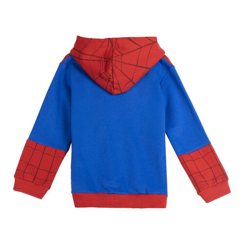 Sudadera capucha cremallera Spiderman Marvel