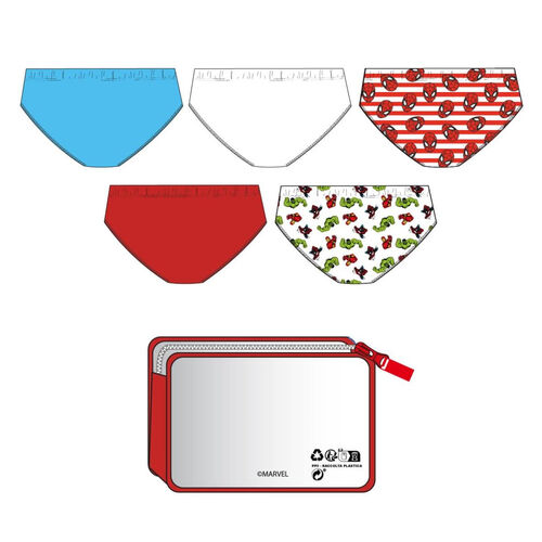 Set 5 calzoncillos Marvel