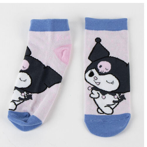 Set 2 pares calcetines Kuromi Hello Kitty adulto
