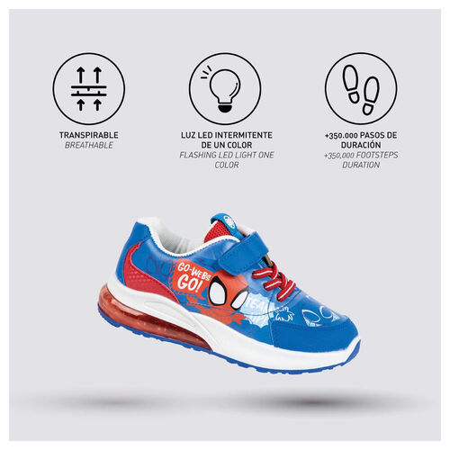 Marvel Spidey lights sneakers
