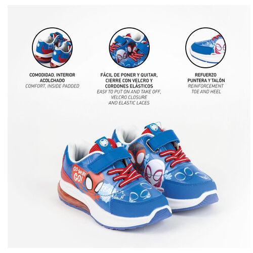 Marvel Spidey lights sneakers