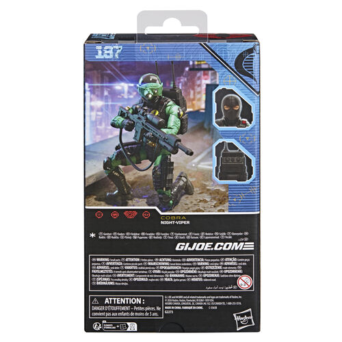 Figura Night-Viper Classified Series Cobra G.I. Joe 15cm