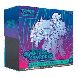 Spanish Pokemon Adventures Together  Elite Trainer Collectable Card Game case