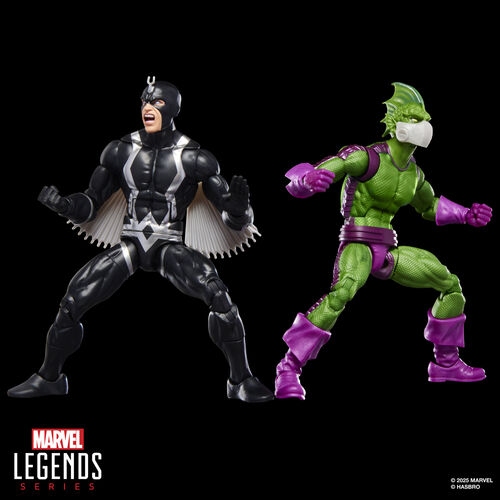 Blister 2 figuras Black Bolt & Triton Inhumanos Marvel Legends Series 15cm