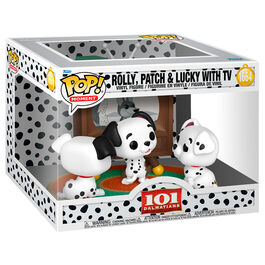 POP figure Moment Disney 101 Dalmatas Rolly Patch & Lucky with TV