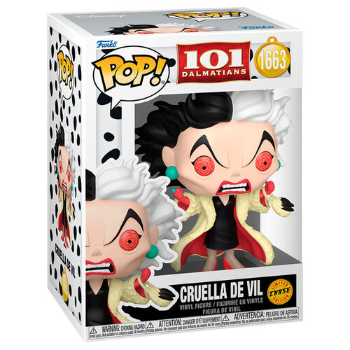 POP figure Disney 101 Dalmatas Cruella de Vil 5 + 1 Chase