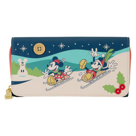 ****LF DISNEY MICKEY AND MINNIE HOLIDAY FLAP WALLET