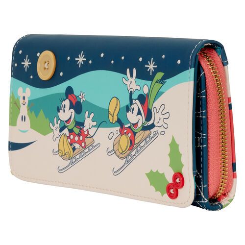 Loungefly Disney Mickey & Minnie Holiday wallet