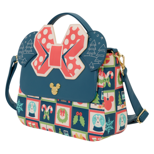 Loungefly Disney Mickey Holiday shoulder bag