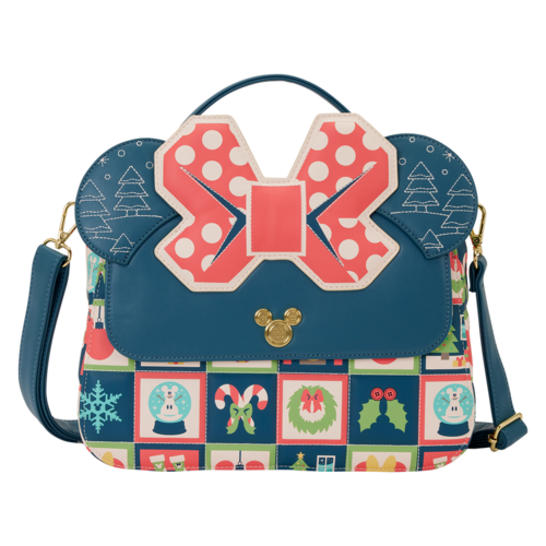 Loungefly Disney Mickey Holiday shoulder bag