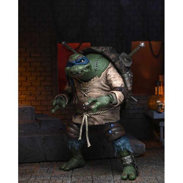 Figura Ultimate Leonardo As Hunchback Tortugas Ninja 18cm