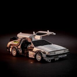 Transformers Back to the Future Delorean Gigawatt figure 14cm