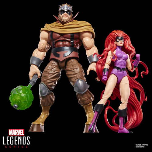 Blister 2 figuras Medusa & Gorgon Inhumanos Marvel Legends Series 15cm