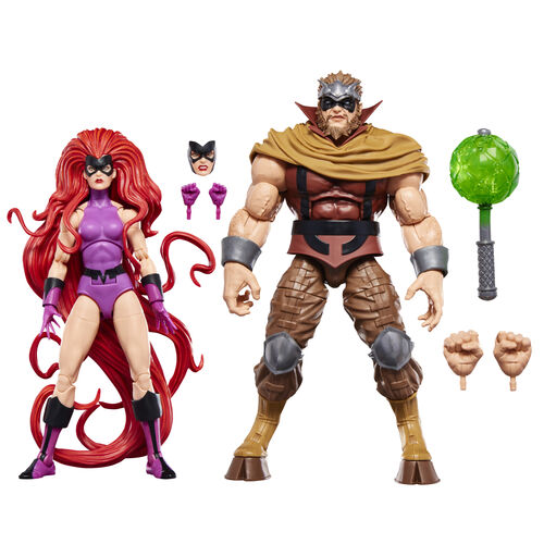 Blister 2 figuras Medusa & Gorgon Inhumanos Marvel Legends Series 15cm