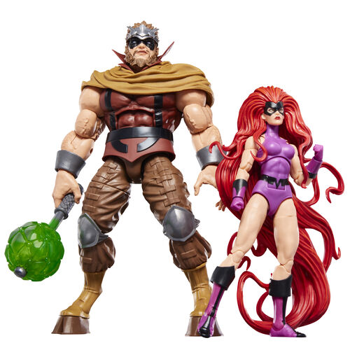 Blister 2 figuras Medusa & Gorgon Inhumanos Marvel Legends Series 15cm
