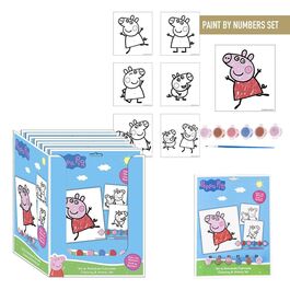 Set papeleria coloreable Peppa Pig