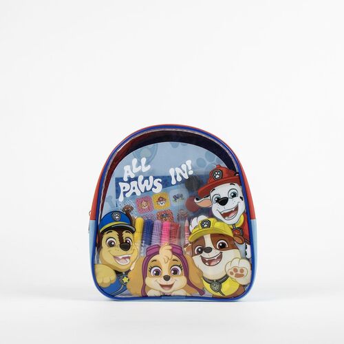 Paw Patrol backpack stationery set