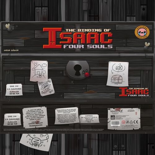 Juego mesa The Binding of Isaac Four Souls español