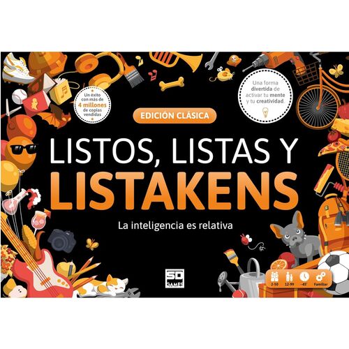 Juego mesa Listos Listas y Listakens español