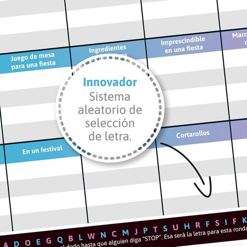 Juego mesa Listos Listas y Listakens Party español