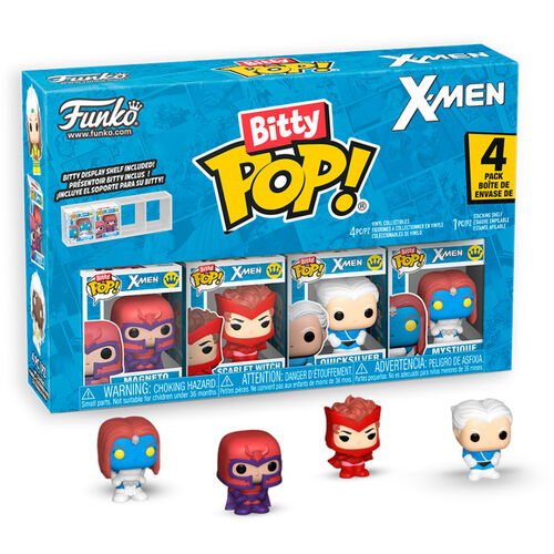 Blister 4 figuras Bitty POP Marvel X-Men surtido