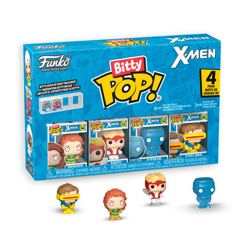 Blister 4 figuras Bitty POP Marvel X-Men surtido