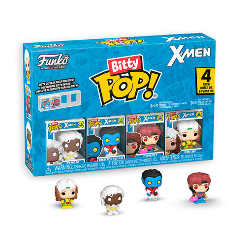 Blister 4 figuras Bitty POP Marvel X-Men surtido