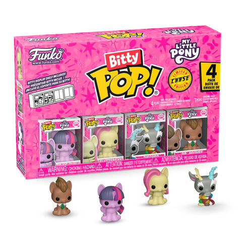 Blister 4 figuras Bitty POP My Little Pony surtido