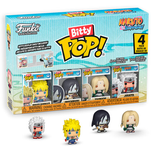 Assorted Blister 4 figures Bitty POP Naruto Shippuden