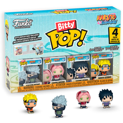 Assorted Blister 4 figures Bitty POP Naruto Shippuden