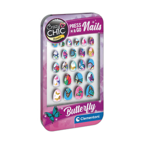 Set de Uñas Butterfly Crazy Chic