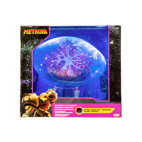 Figura Metroid Prime Ultraviolet Glow Metroid 15cm