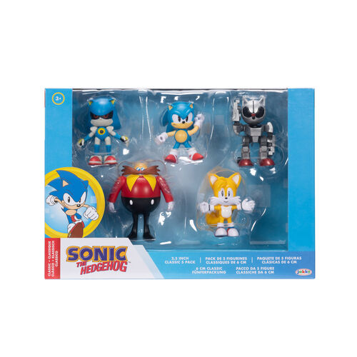 Sonic The Hedgehog pack 5 figures 6cm