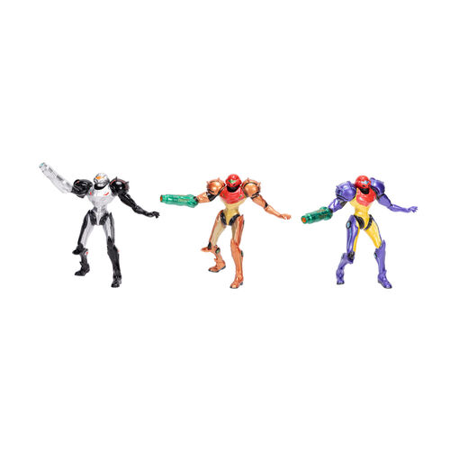 Blister 3 figuras Metroid 6cm