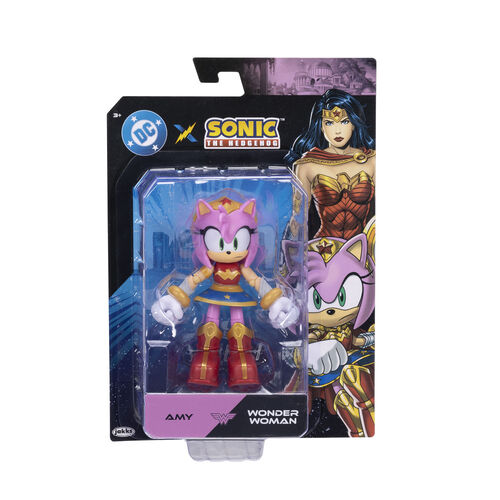 Figura Amy Wonder Woman Sonic The Hedgehog 13cm