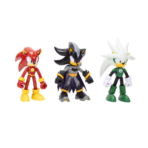 Blister 4 figuras Sonic The Hedgehog DC Comics 12cm