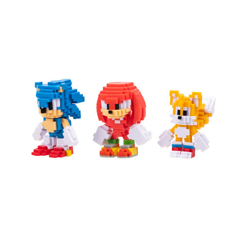 Blister 3 figuras Sonic The Hedgehog 6cm