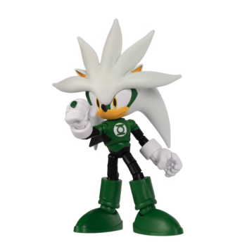 Figura Silver Linterna Verde Sonic The Hedgehog 13cm