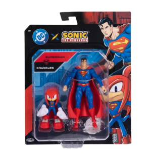 Blister 2 figuras Superman & Sonic Knuckles Sonic The Hedgehog